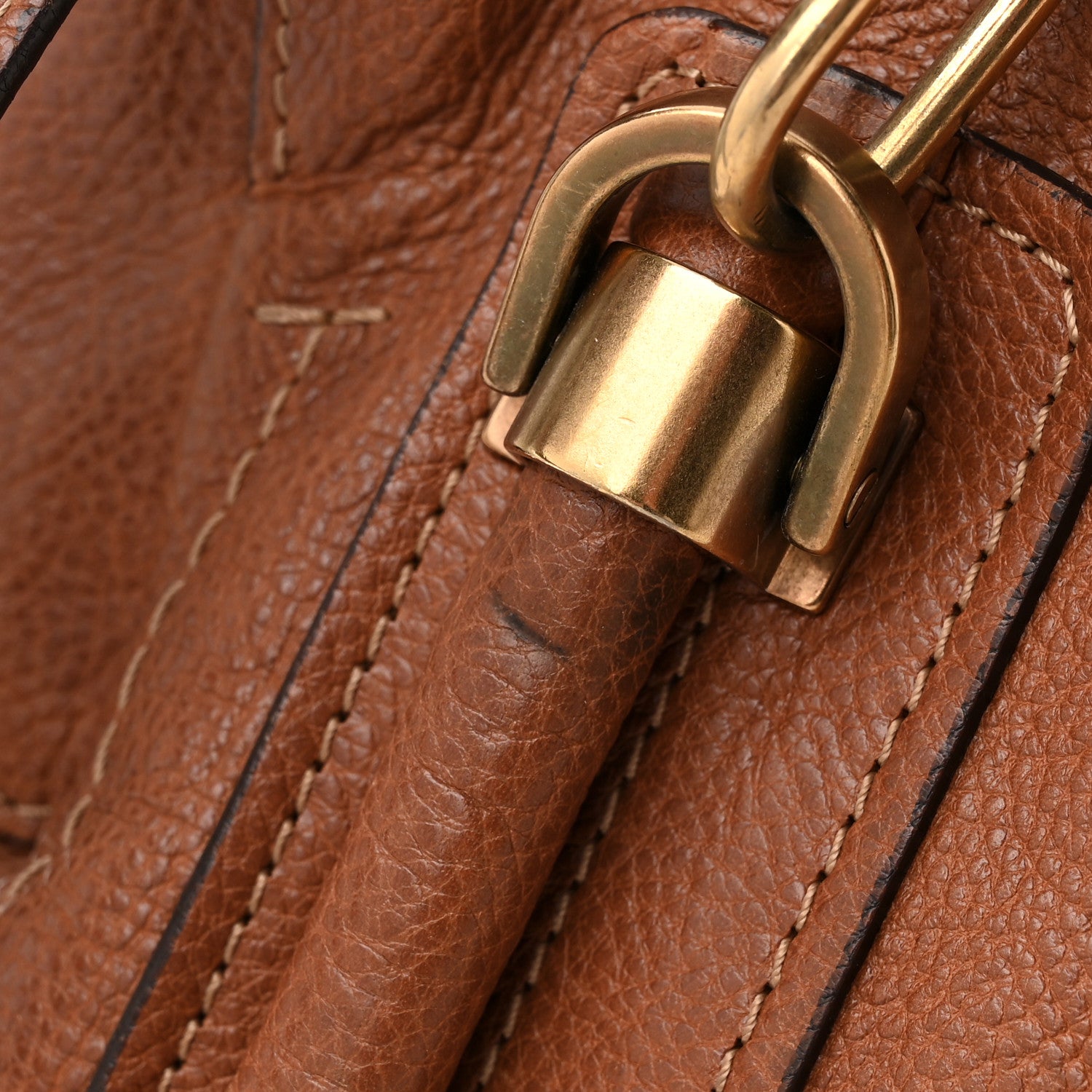 Chloe Calfskin Large Paraty Muscade 16 of 16