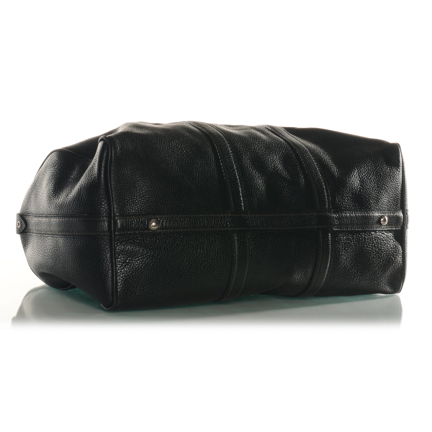 Tobago Leather Keepall 50 Black