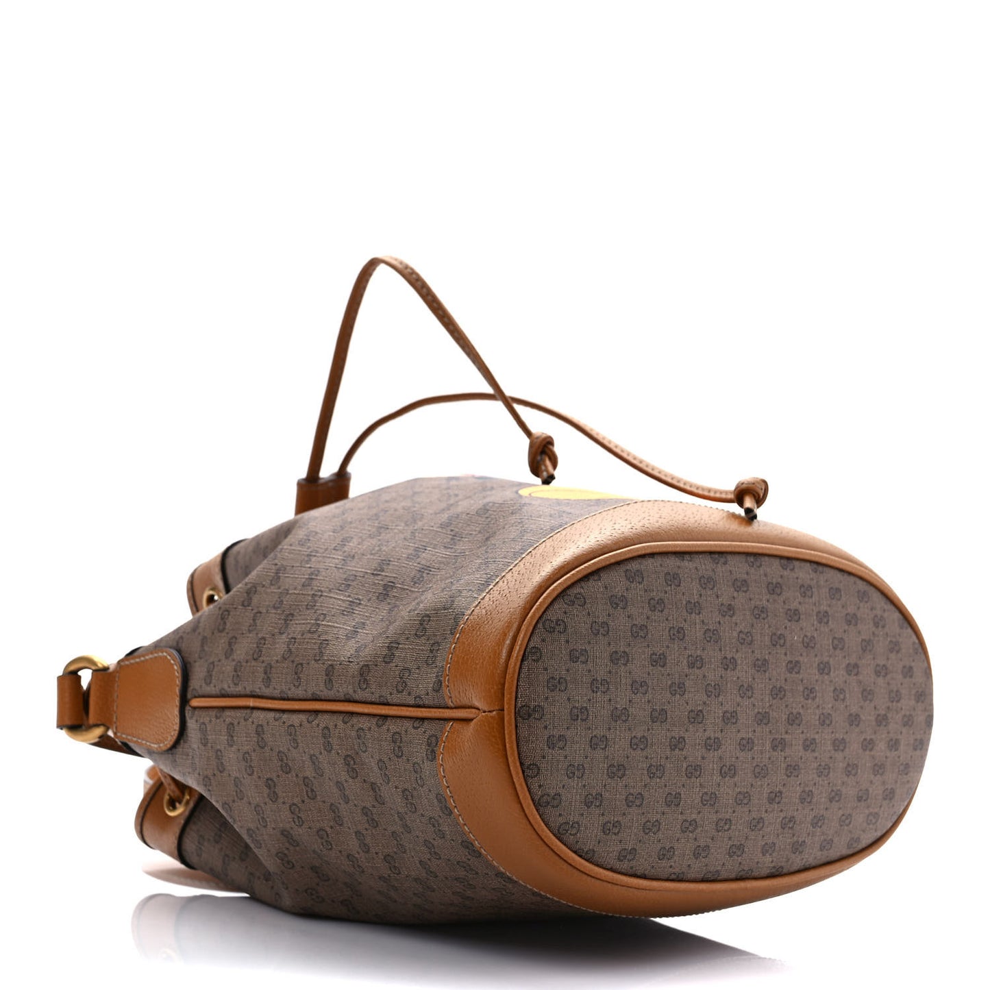 X DISNEY Mini Vintage GG Supreme Monogram Bucket Bag Beige Vintage Sun Oil