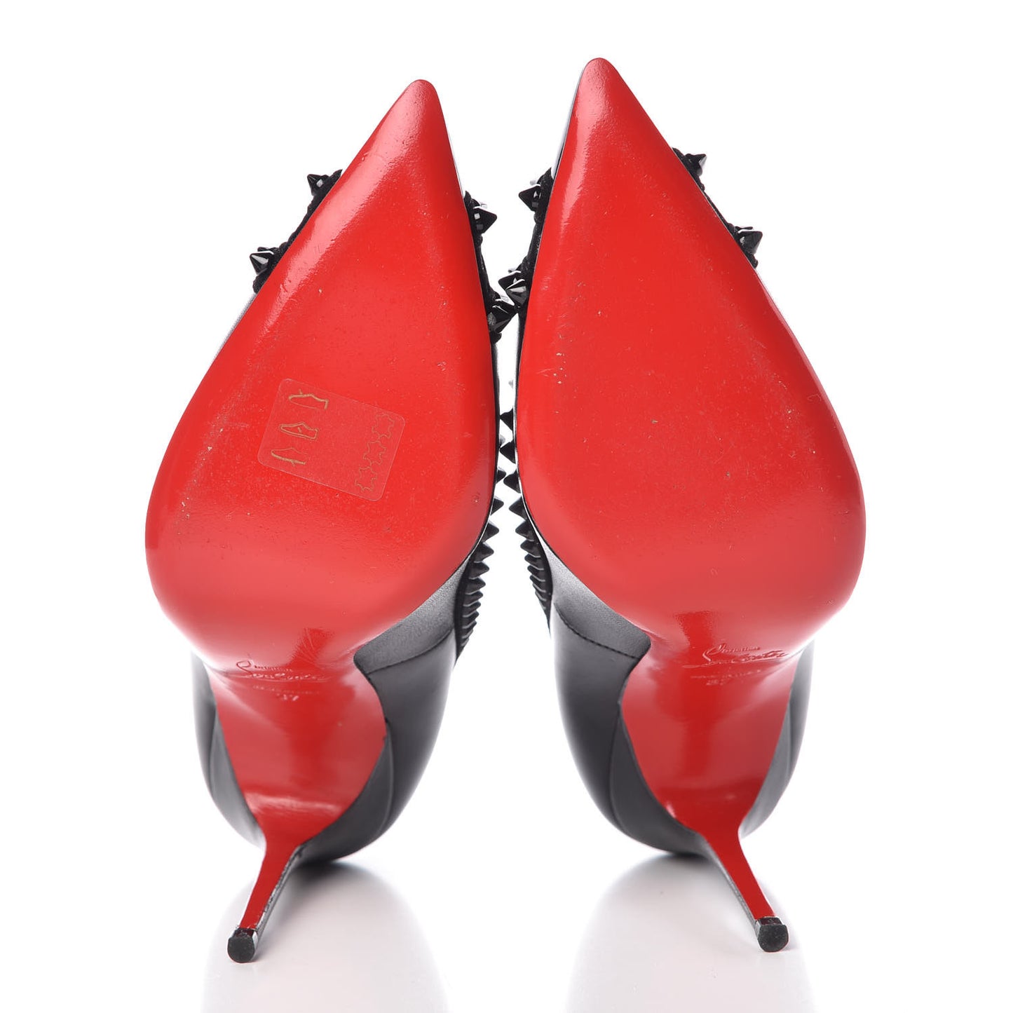 Nappa Malabar Hill Spikes 100 Pumps 37 Black