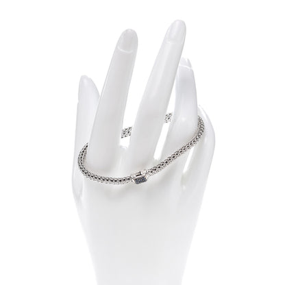 John Hardy Sterling Silver Blue Sapphire 5mm Classic Chain Bracelet 2 of 4