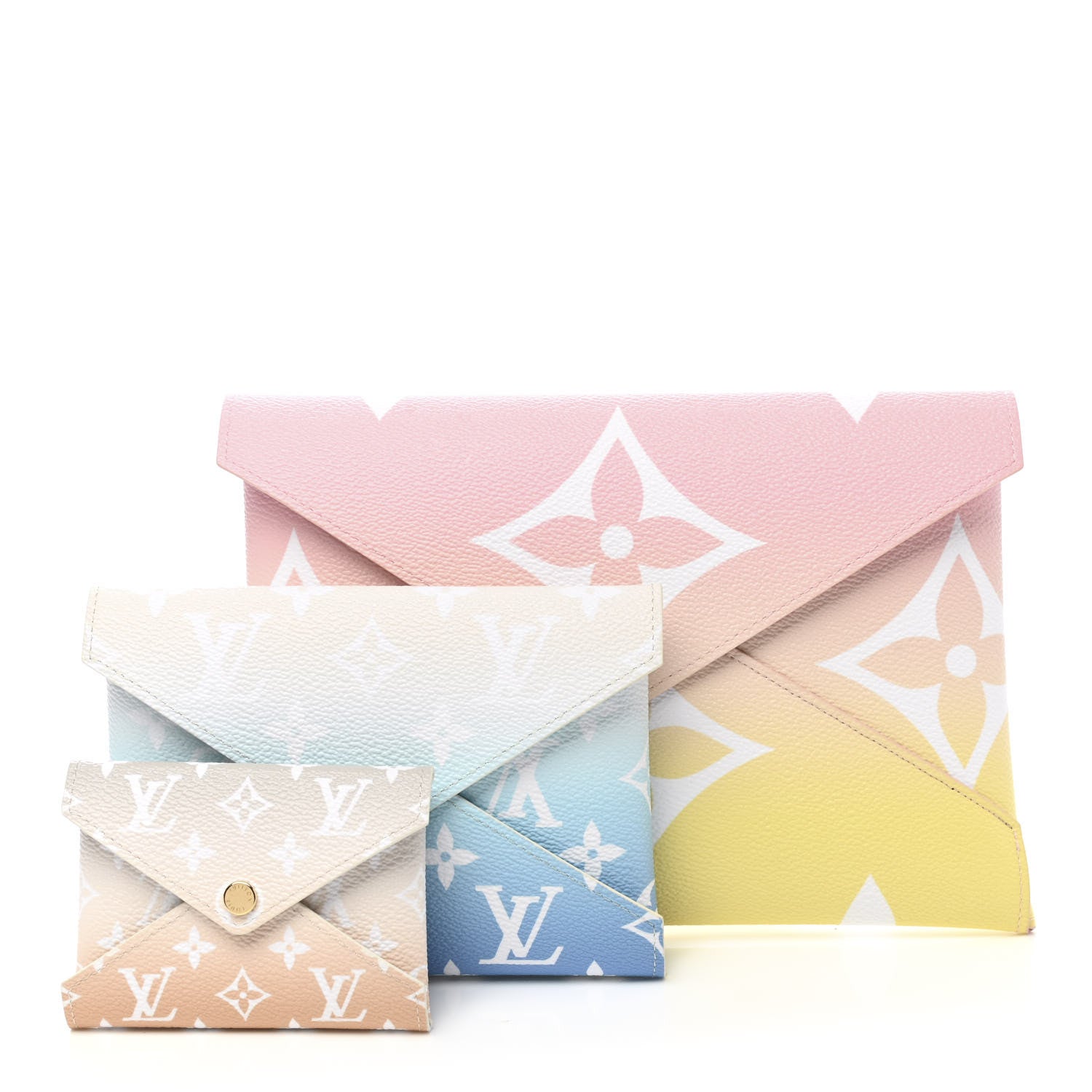 Louis Vuitton Monogram Giant By The Pool Kirigami Pochette Set 3 of 8