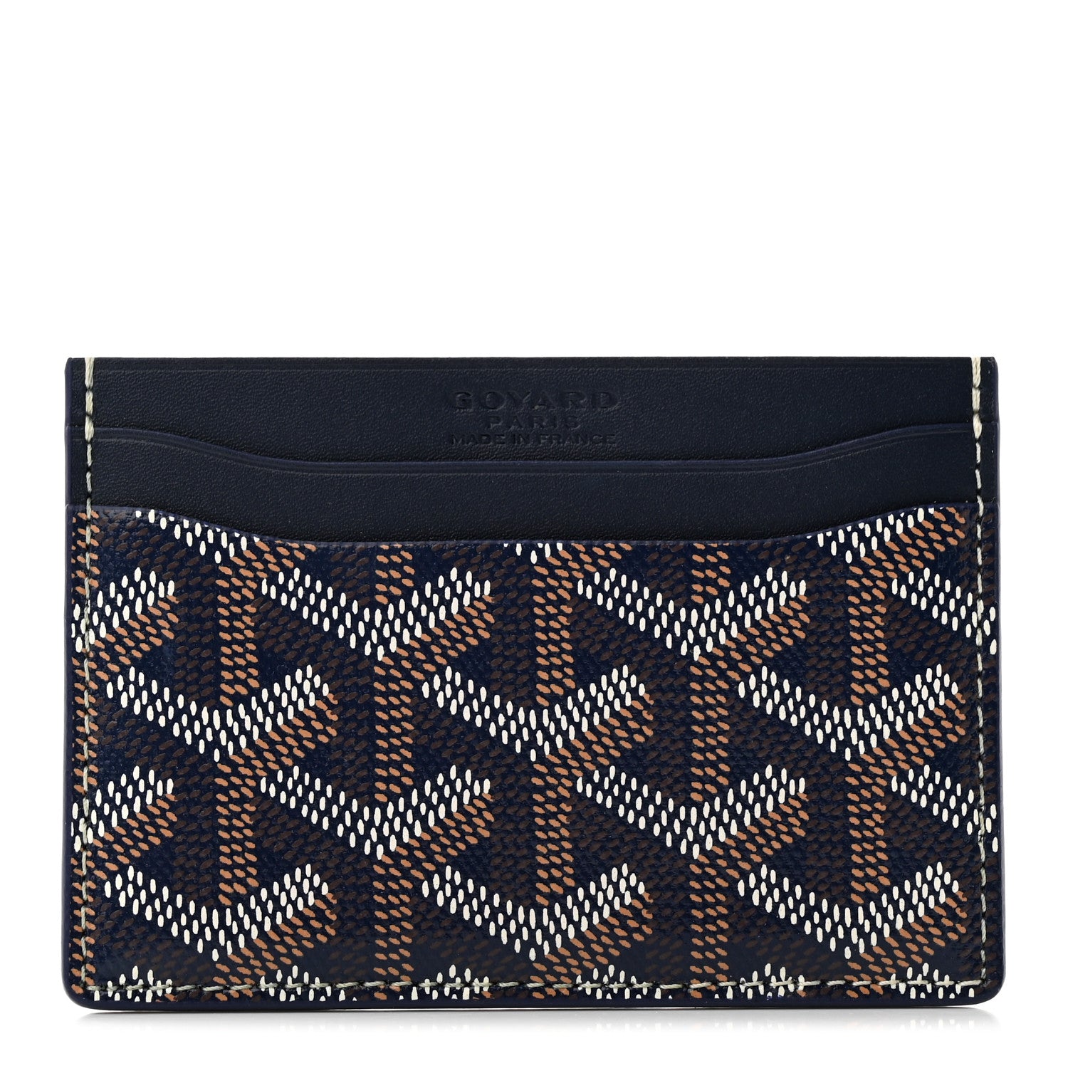 Goyard Goyardine Saint Sulpice Card Holder Navy 1 of 6