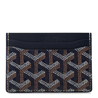 Goyard Goyardine Saint Sulpice Card Holder Navy 1 of 6