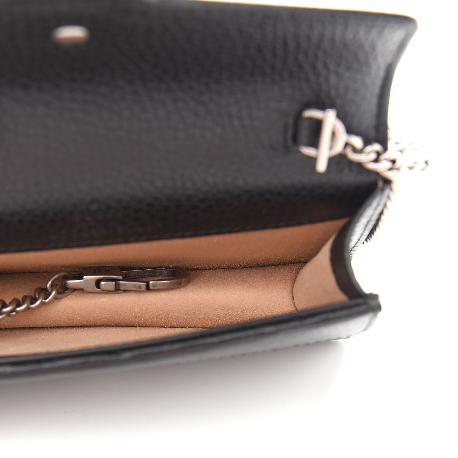 Gucci Calfskin Super Mini Dionysus Shoulder Bag Black 5 of 9