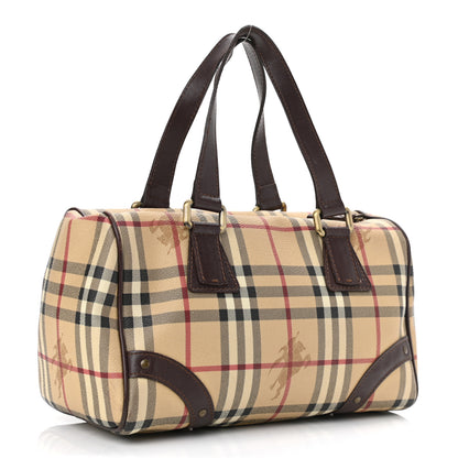 Burberry Haymarket Check Studded Bowler Brown 2 of 14