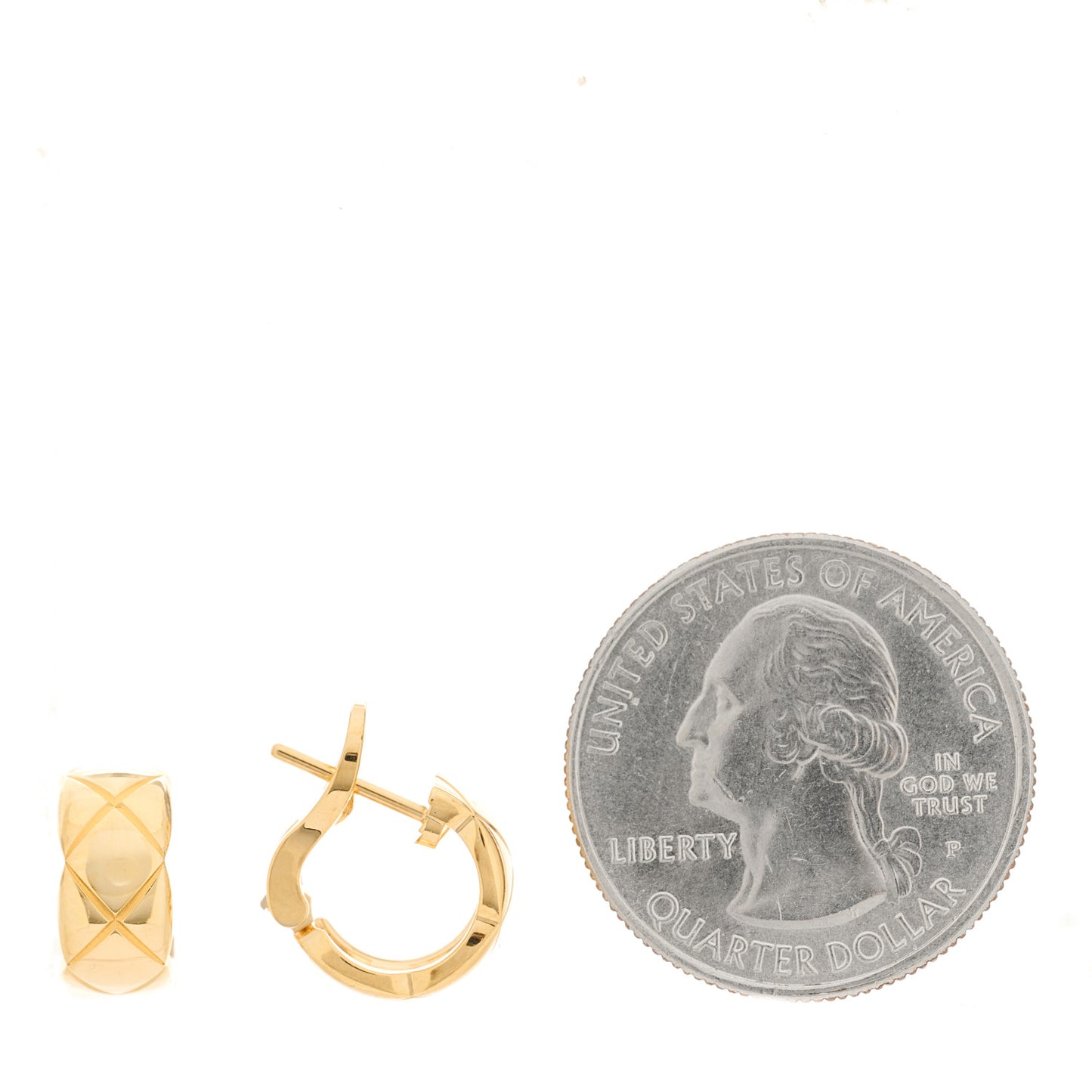 18K Yellow Gold Coco Crush Hoop Earrings