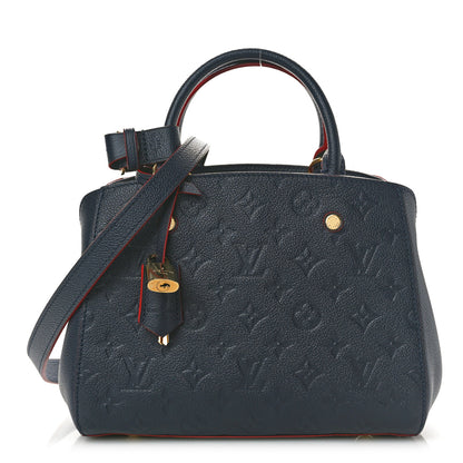 Louis Vuitton Empreinte Montaigne BB Marine Rouge 1 of 10