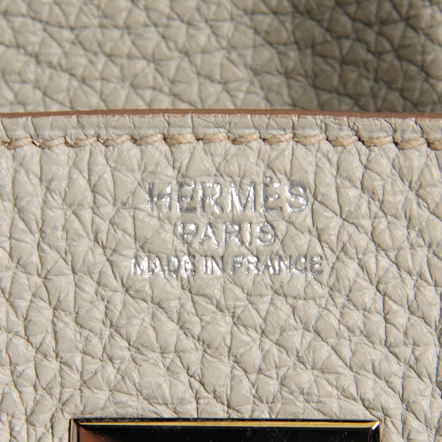 Togo Birkin 30 Gris Perle