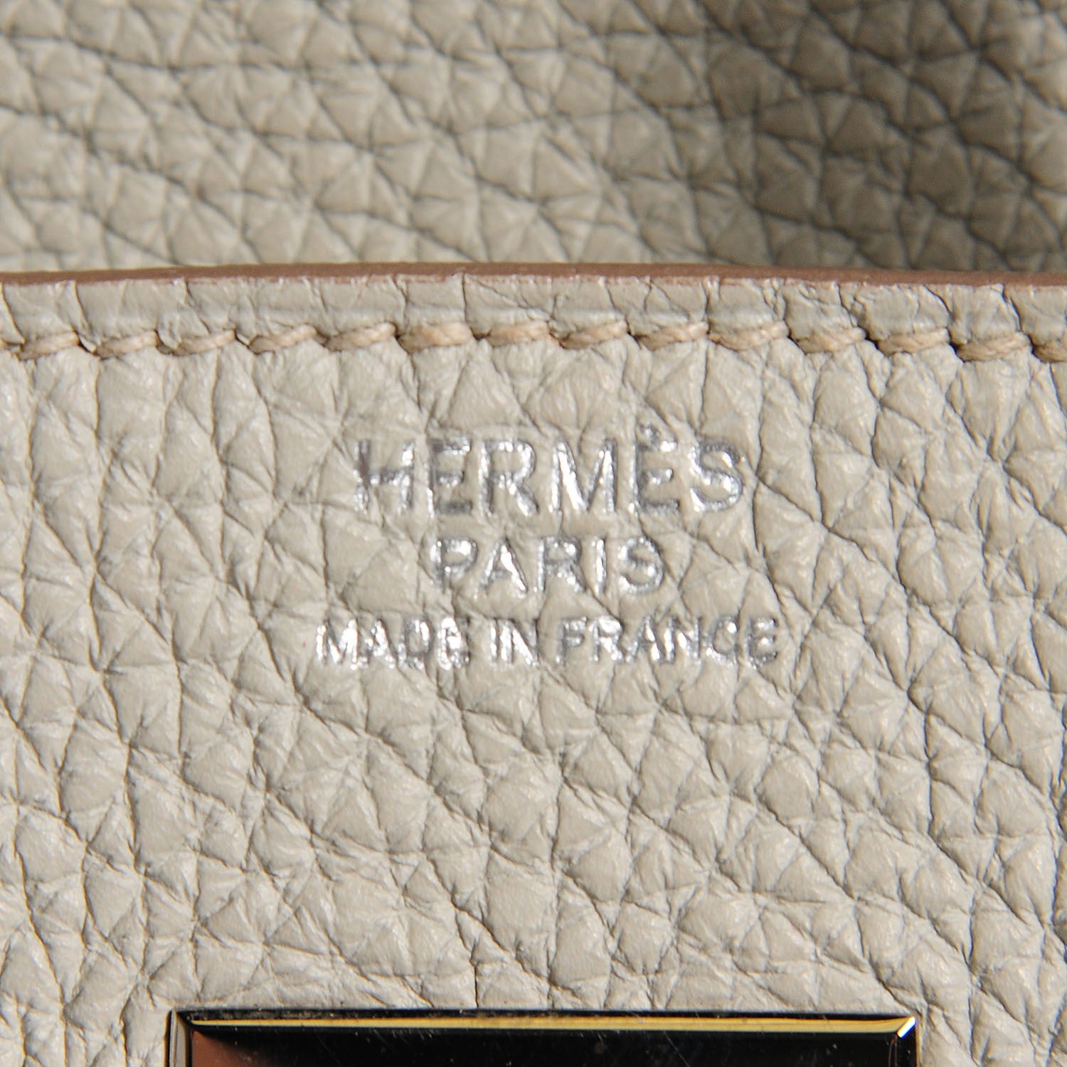 Hermes Togo Birkin 30 Gris Perle 5 of 31