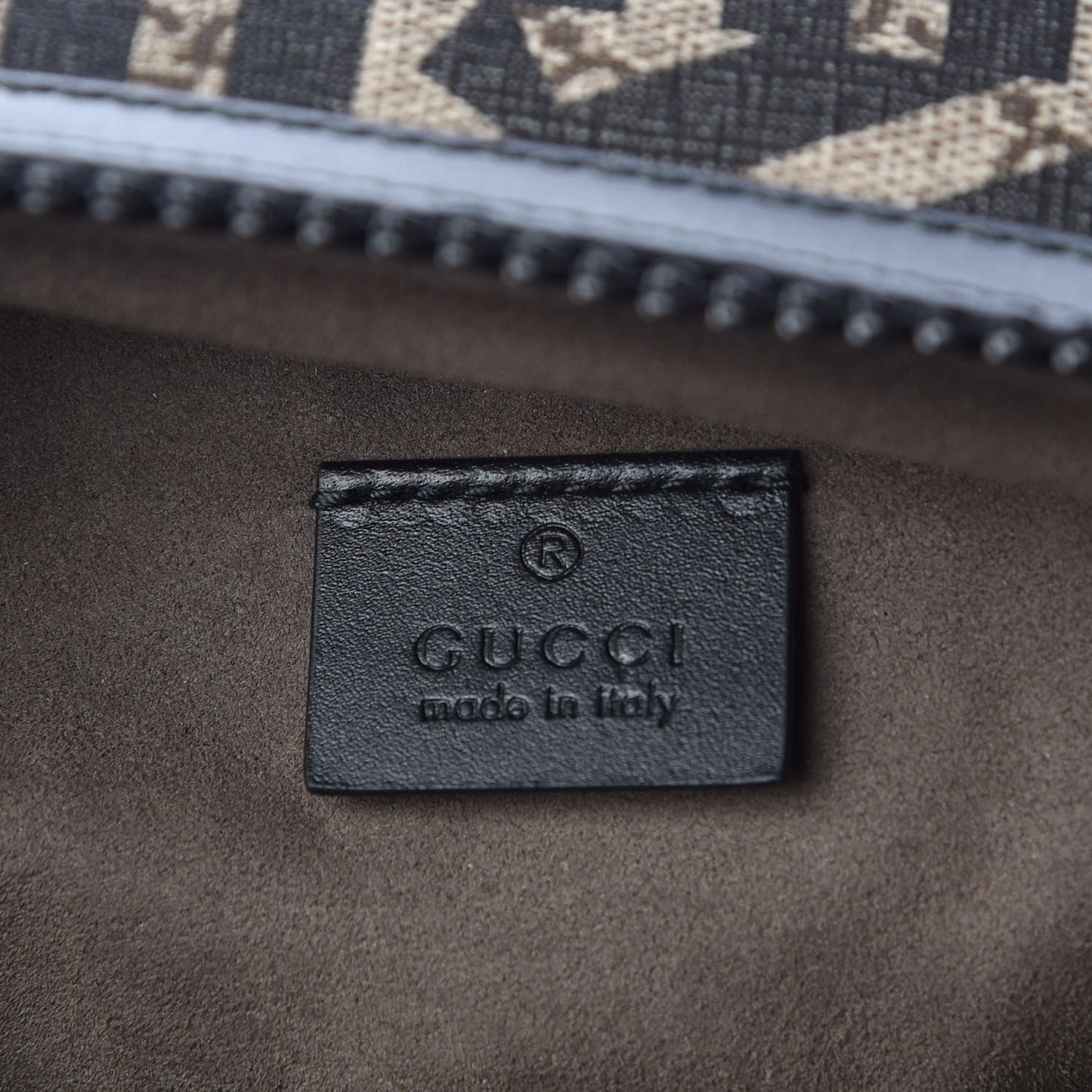 GG Supreme Monogram Caleido Medium Day Backpack Black