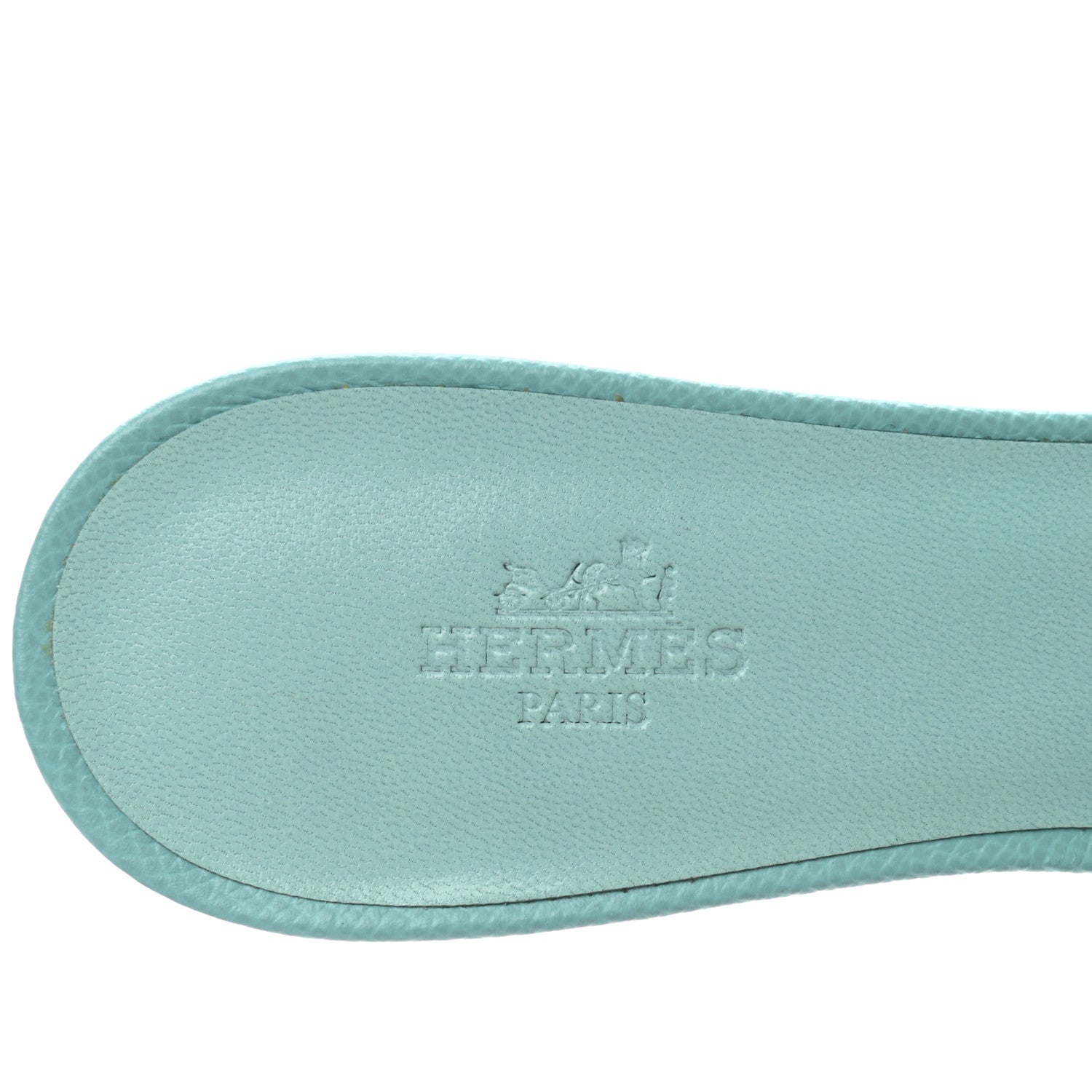 Hermes Epsom Oasis Sandals 37.5 Vert Embrun 7 of 7