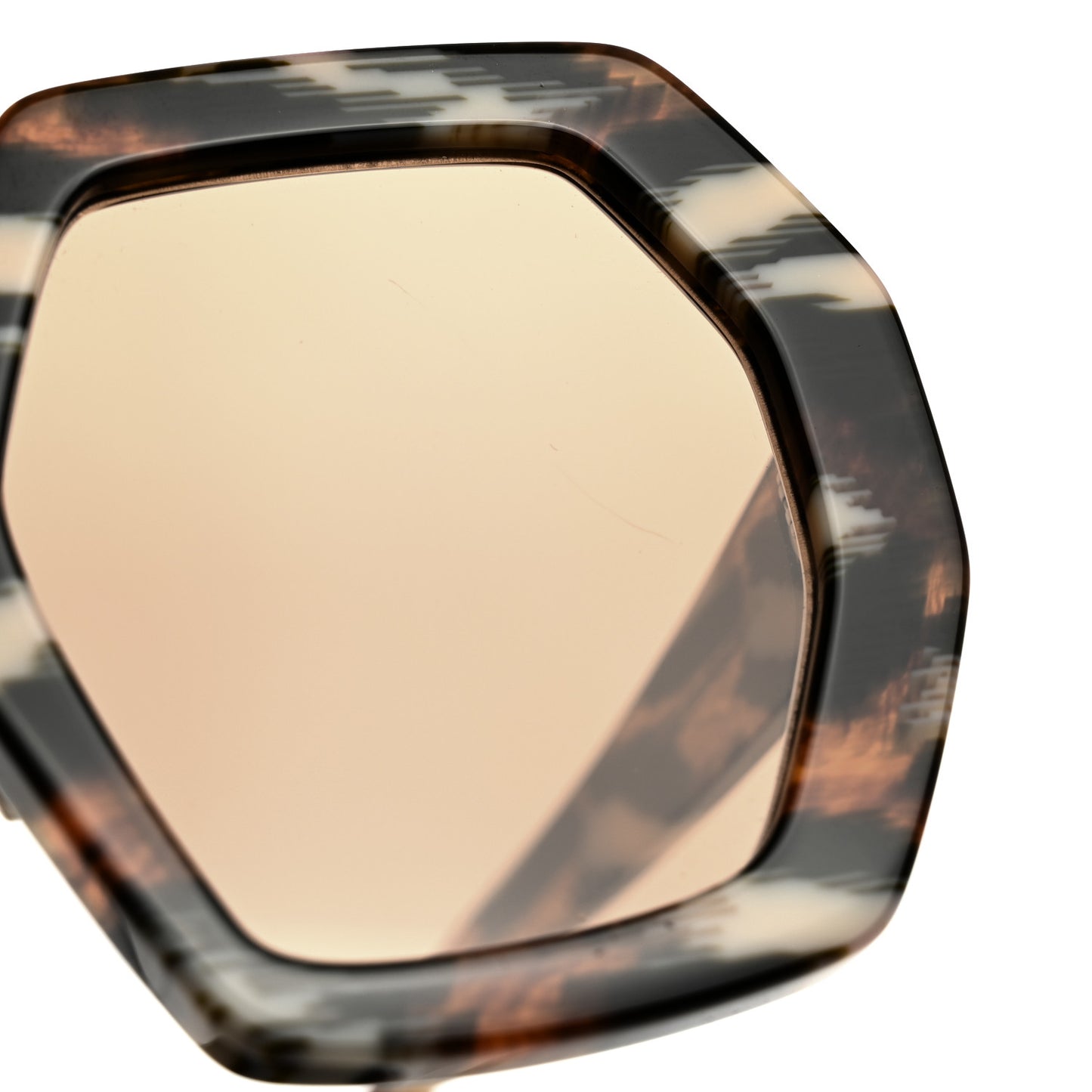 Acetate Square Sunglasses GG0772S Havana Brown