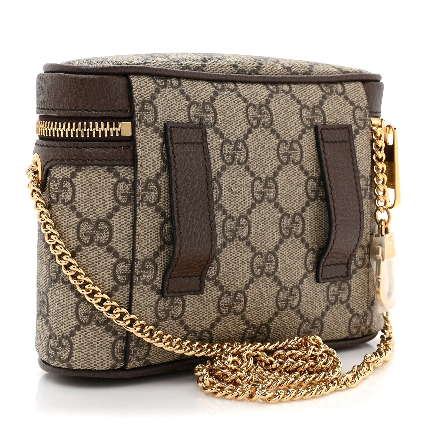 GG Supreme Monogram Web Ophidia Belt Bag 75 30 Dark Brown