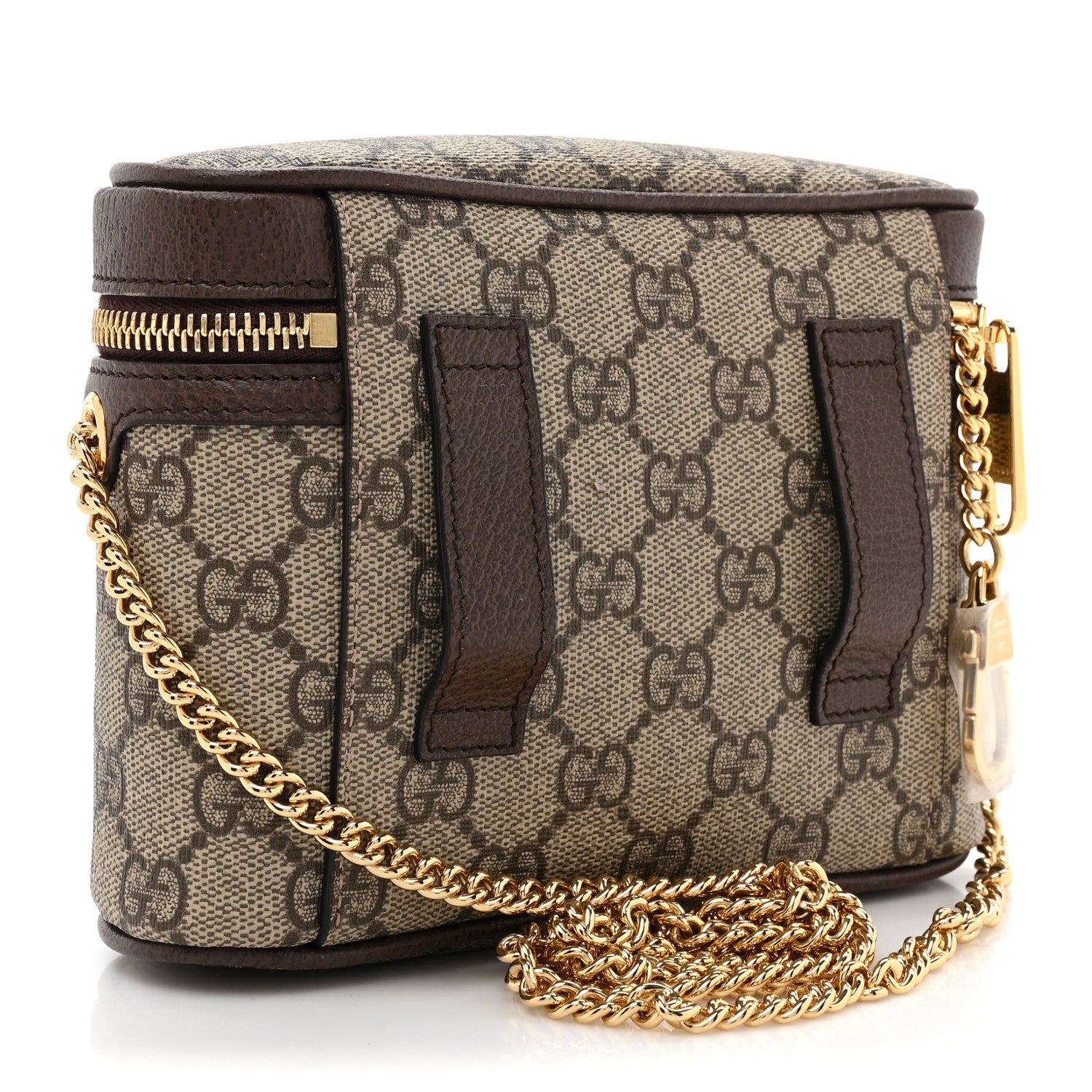 Gucci GG Supreme Monogram Web Ophidia Belt Bag 75 30 Dark Brown 3 of 12