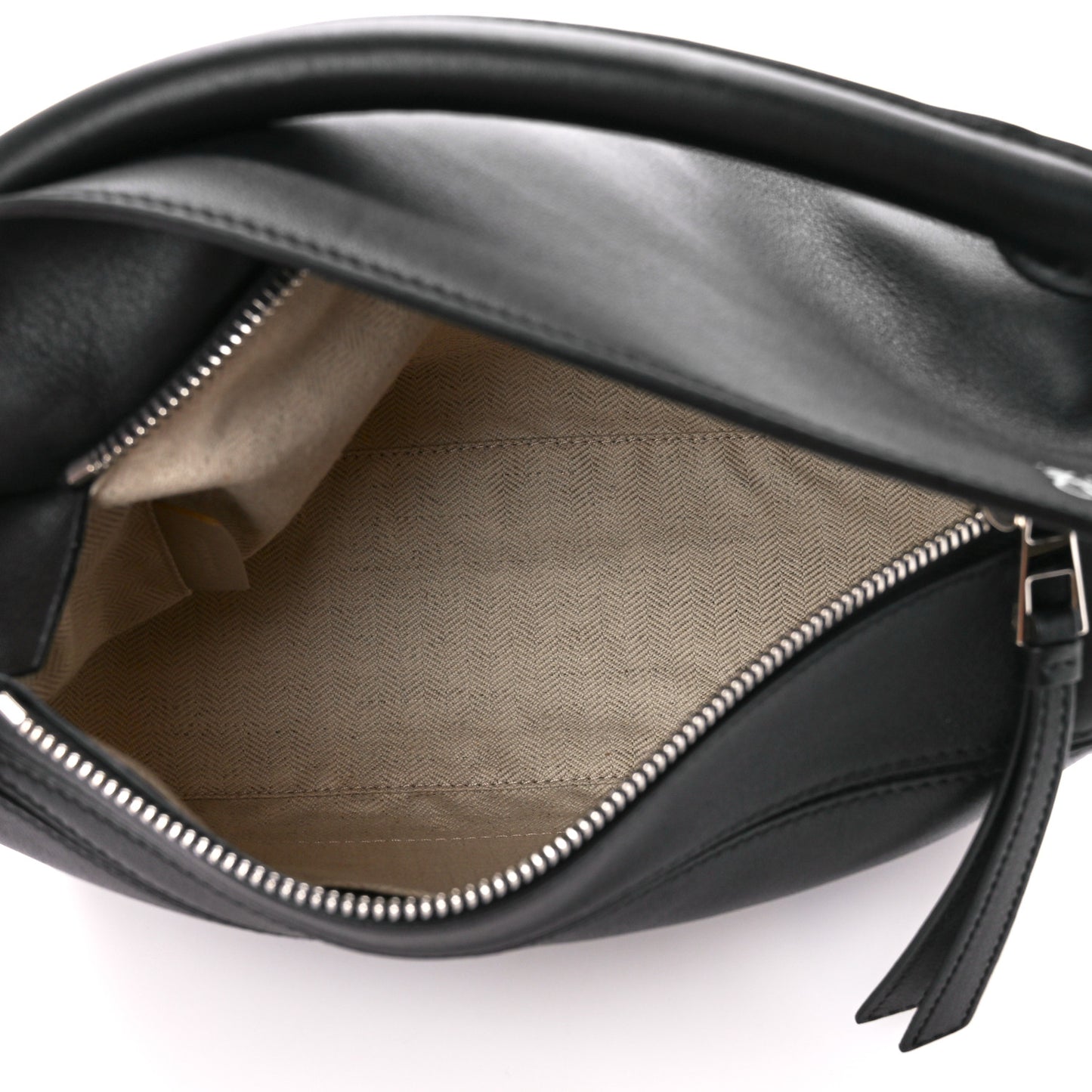 Calfskin Small Puzzle Bag Black