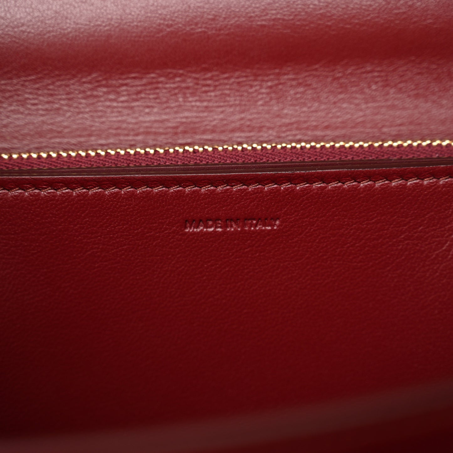 Box Calfskin Medium Classic Box Flap Bag Burgundy