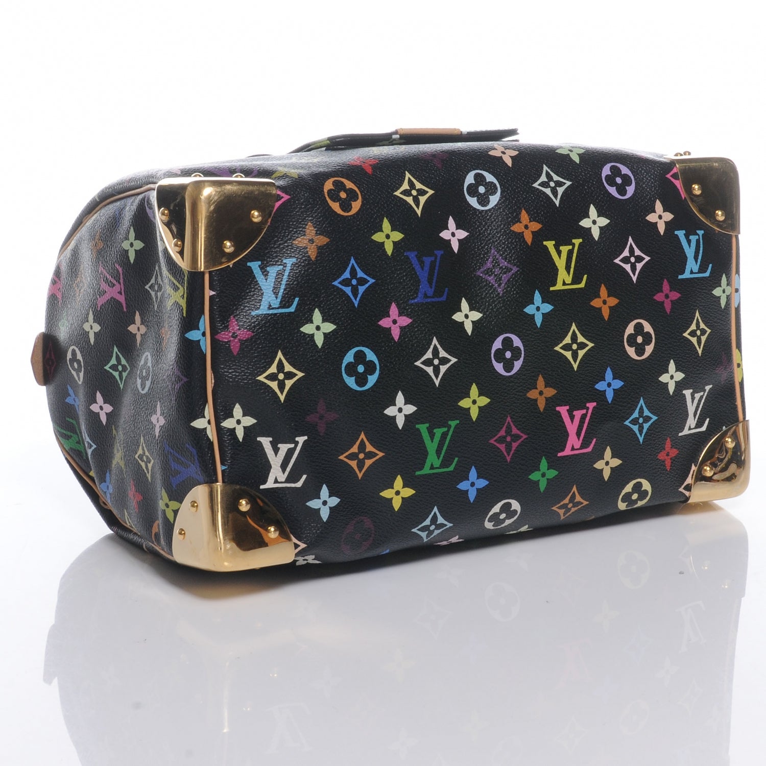 Louis Vuitton Monogram Multicolor Speedy 30 Black 4 of 7
