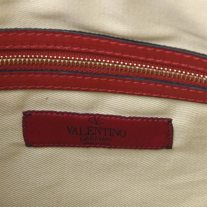 Valentino Garavani Vitello Large Rockstud Zip Wristlet Pouch Rosso Valentino 7 of 9