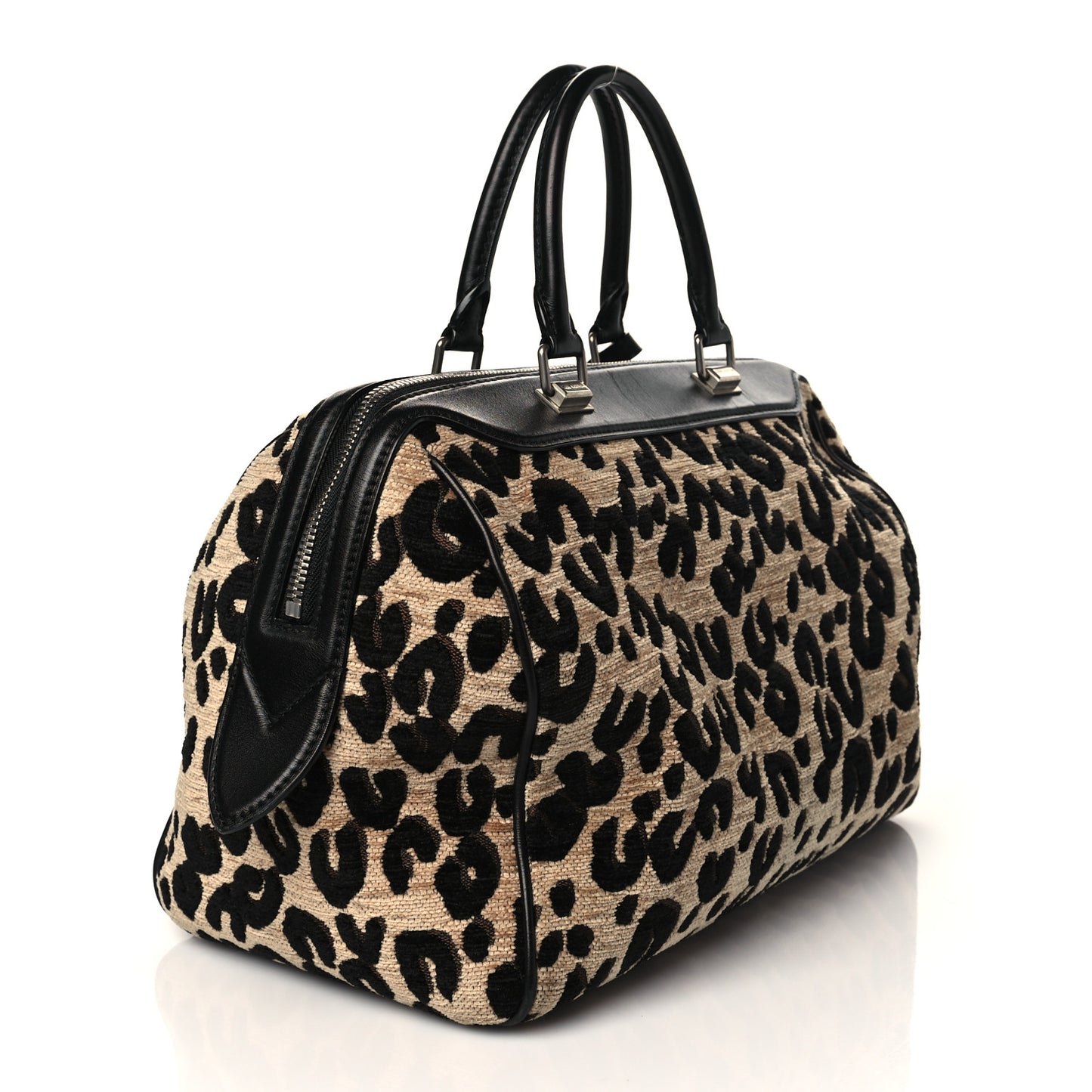 Jacquard Velvet Leopard Print Stephen Sprouse Speedy