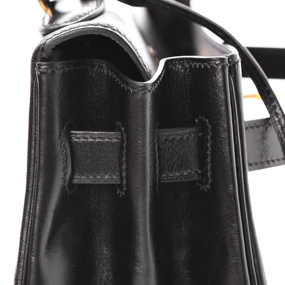 Hermes Box Kelly Retourne 32 Black 25 of 35