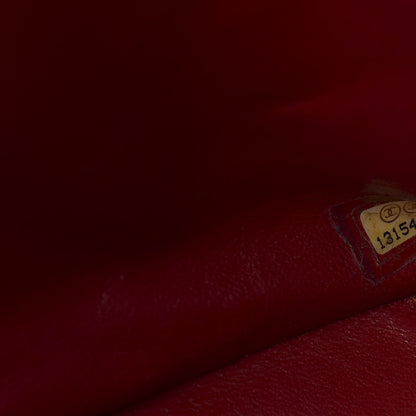 Chanel Patent Quilted Jumbo Single Flap Red 6 of 14