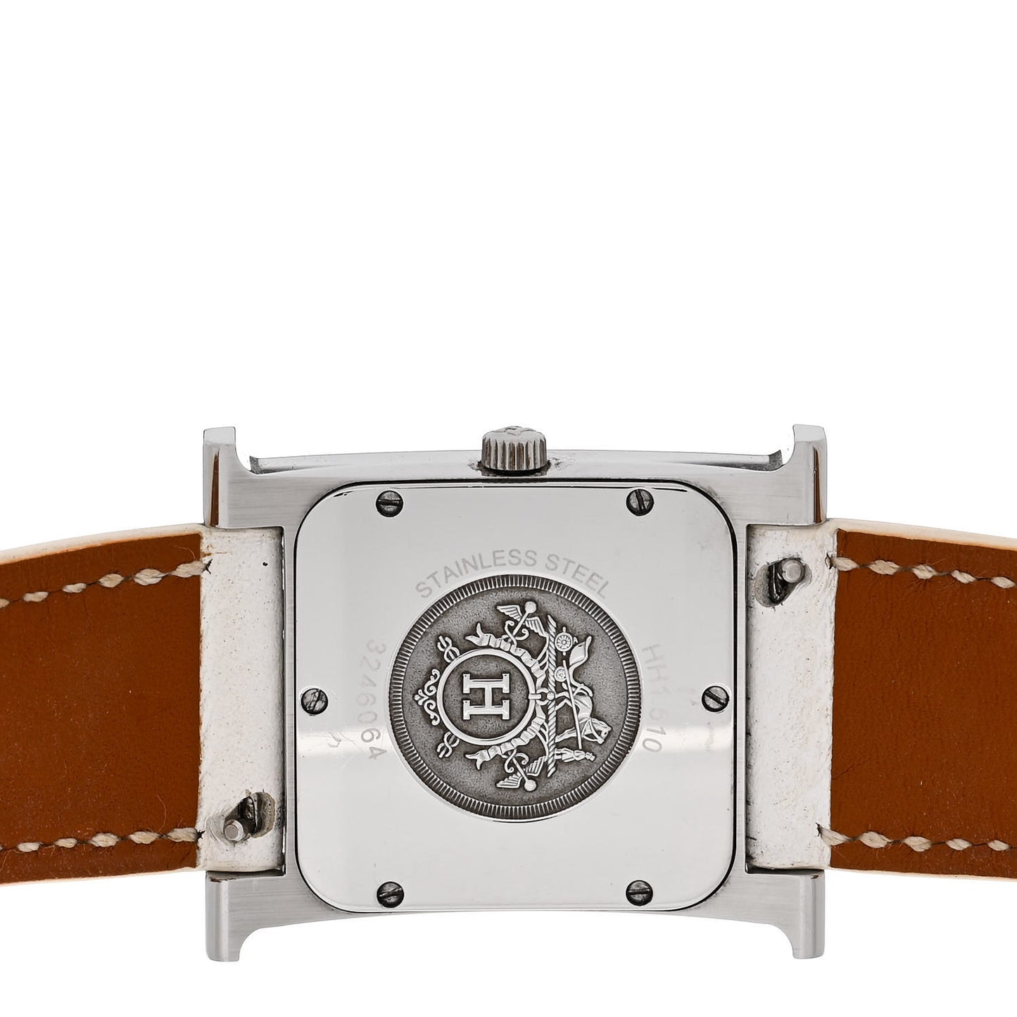 Stainless Steel Epsom 26mm Heure H Hour Quartz Watch Blanc