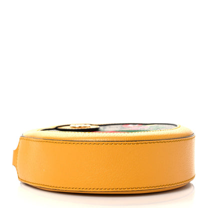 Gucci GG Supreme Monogram Flora Web Mini Ophidia Round Shoulder Bag Beige Multicolor Crop 4 of 9