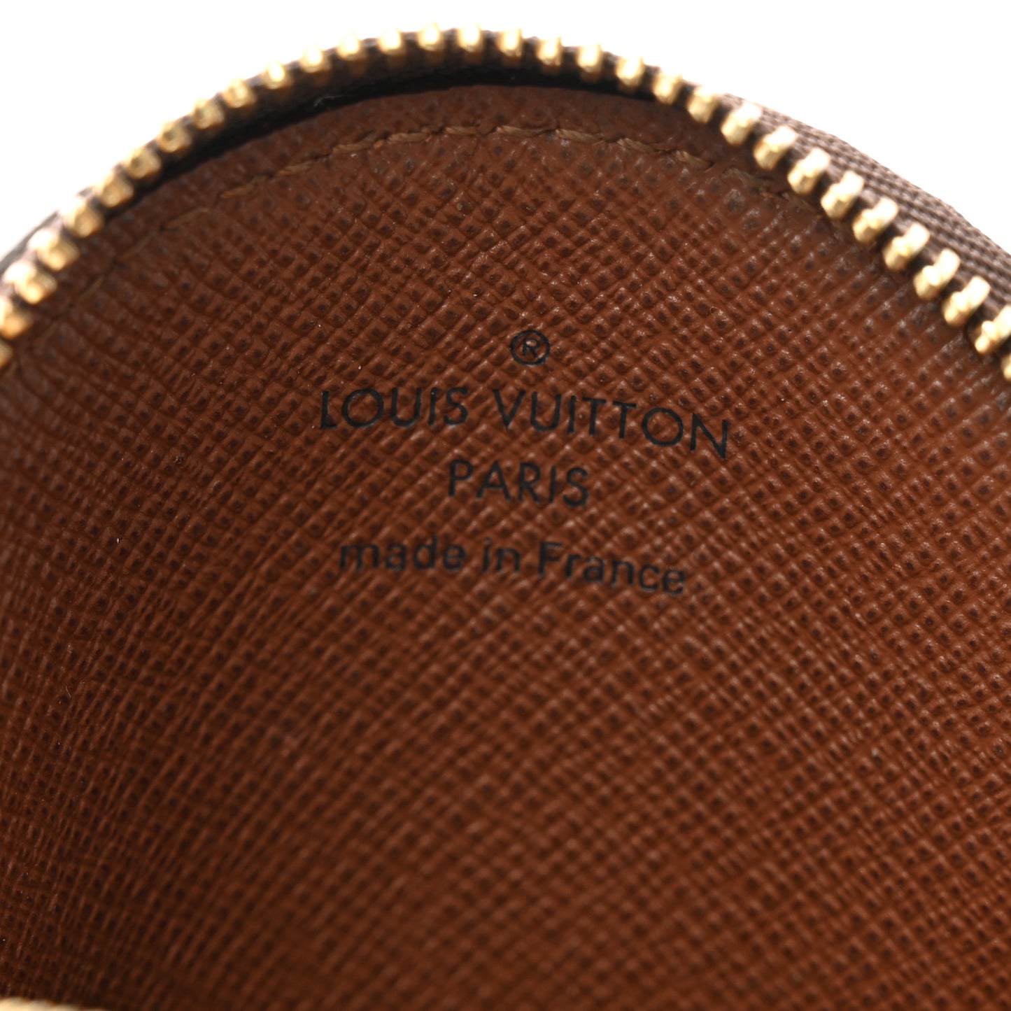 Monogram Round Coin Purse
