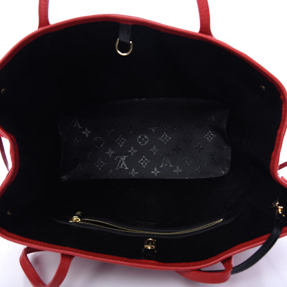 Louis Vuitton X UF Tufted Monogram Neverfull MM Black Red 5 of 10