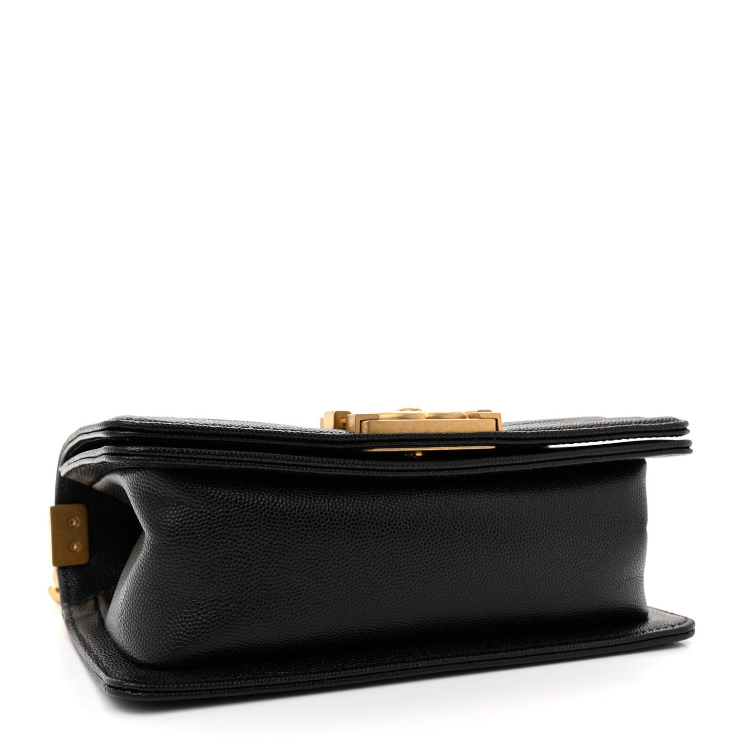Caviar Quilted Small Boy Flap Black