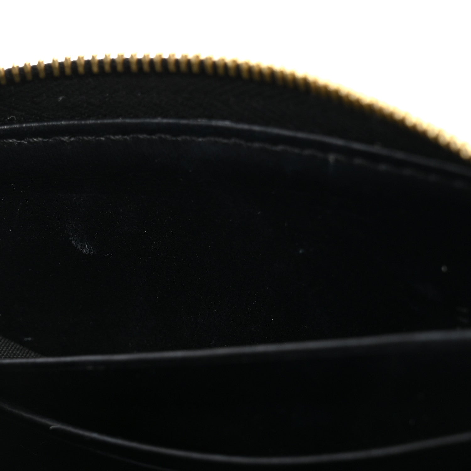 Celine Grained Calfskin Compact Zipped Wallet Black 8 of 8