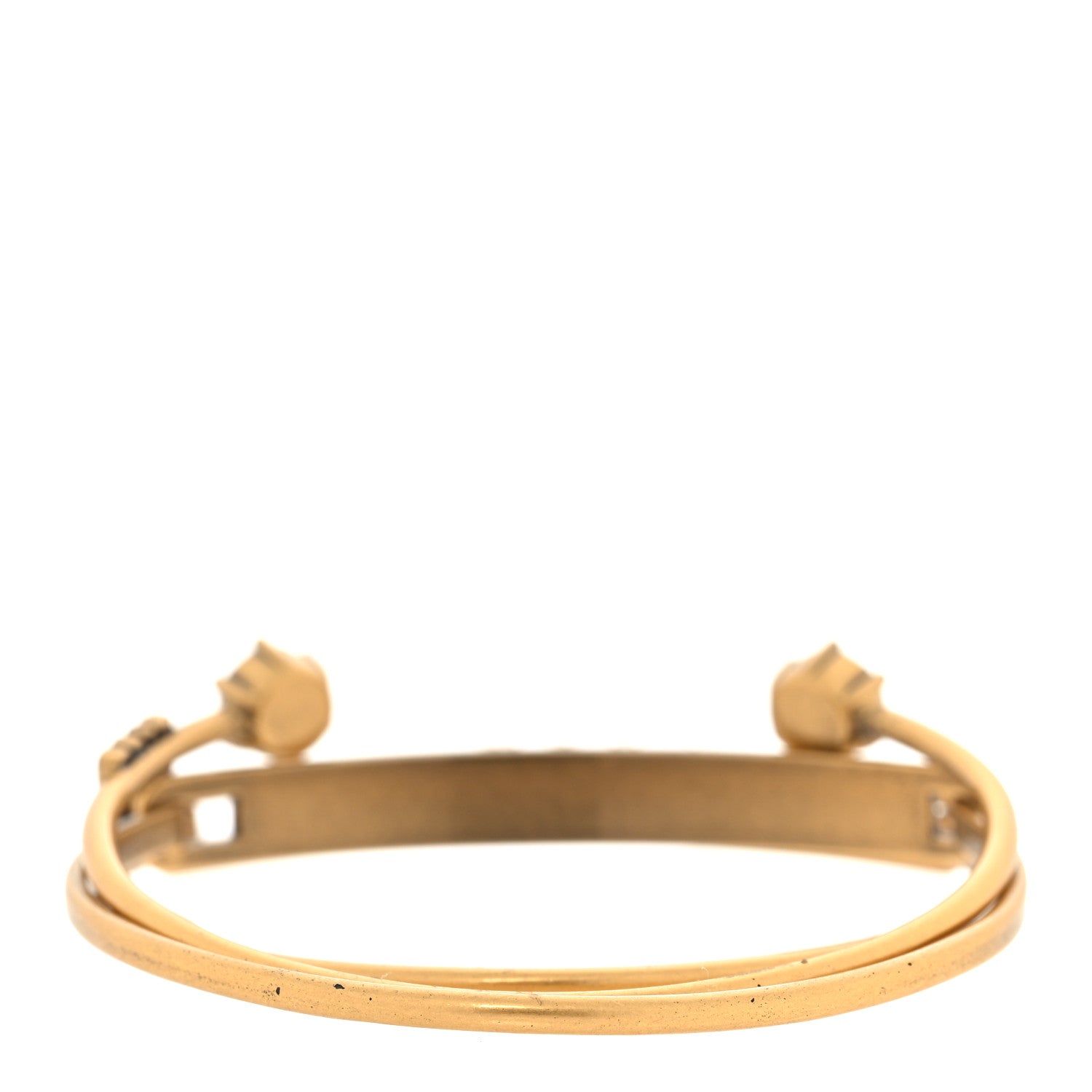 Christian Dior Metal Crystal Dio(r)evolution Bracelet Set Gold 3 of 4