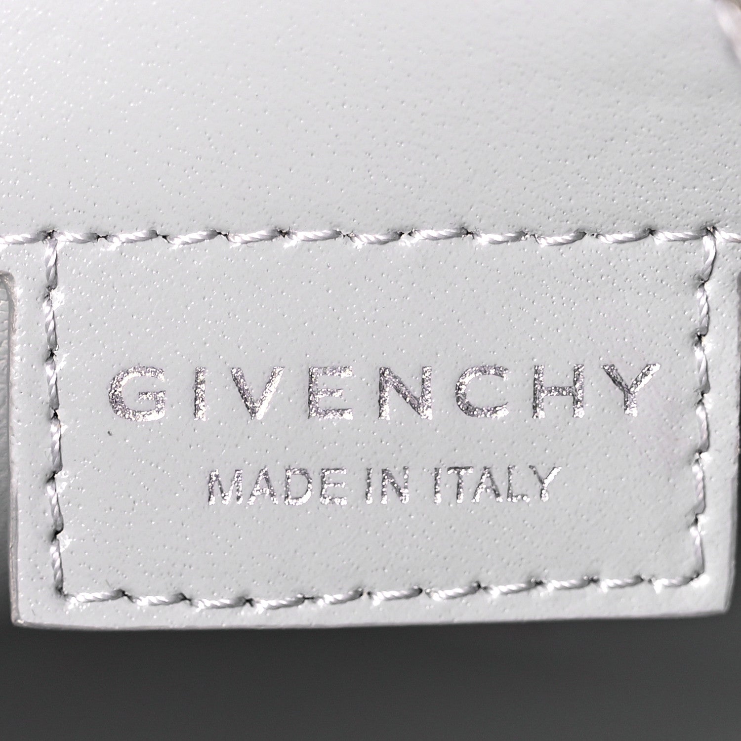 Givenchy Box Calfskin Small Cut Out Shoulder Bag Cloud Grey 7 of 9