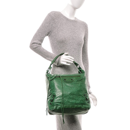 Balenciaga Agneau Classic Hardware Day Hobo Pommier 2 of 7