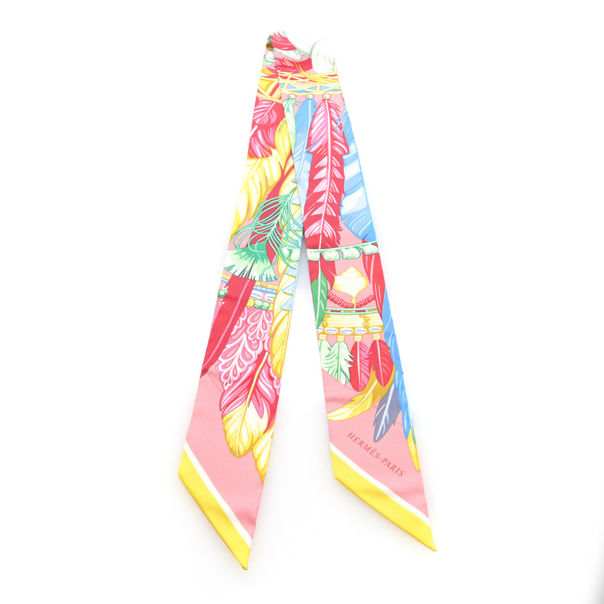 Silk La Danse Pacifique Twilly Vieux Rose Bleu Vert