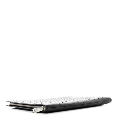 Bottega Veneta Ostrich Document Case Black 4 of 9