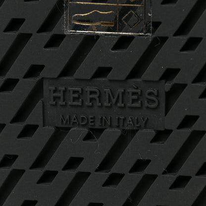Hermes Epsom Womens Chypre Sandals 38 Bleu Bleuet 6 of 9