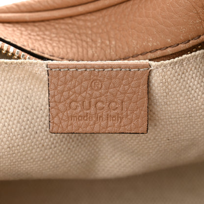 Gucci Pebbled Calfskin Small Soho Disco Bag Camelia 6 of 11