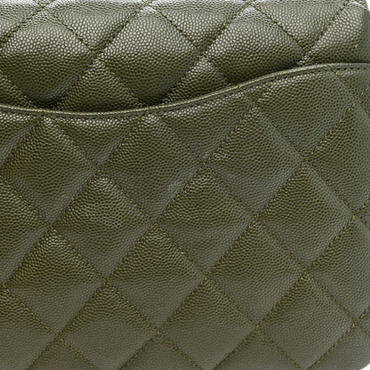 Chanel Caviar Quilted Mini Coco First Flap Khaki 11 of 12