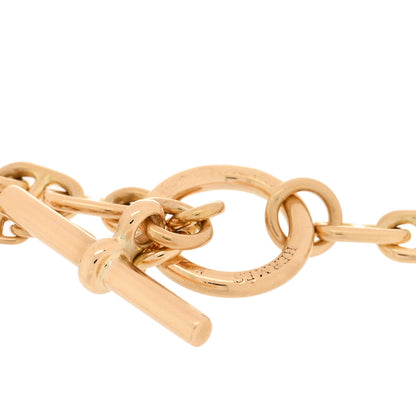 Hermes 18K Yellow Gold Diamond Chaine d'Ancre Enchainee Bracelet ST 3 of 4