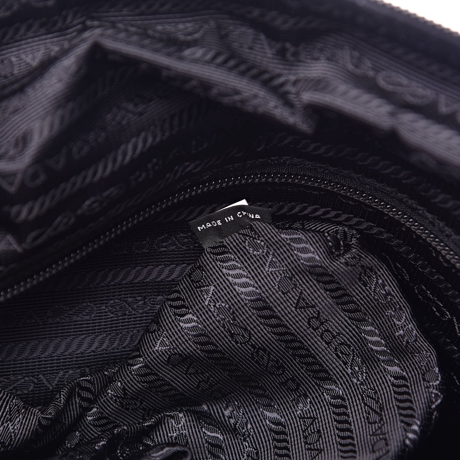 Prada Tessuto Nylon Saffiano Viaggio Duffle Black 7 of 13