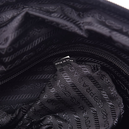 Prada Tessuto Nylon Saffiano Viaggio Duffle Black 7 of 13