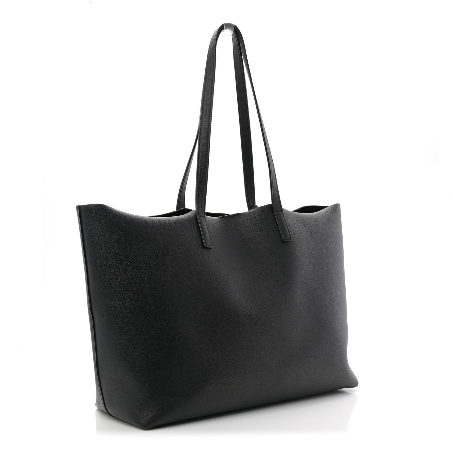 Calfskin Large Shopping Tote Black