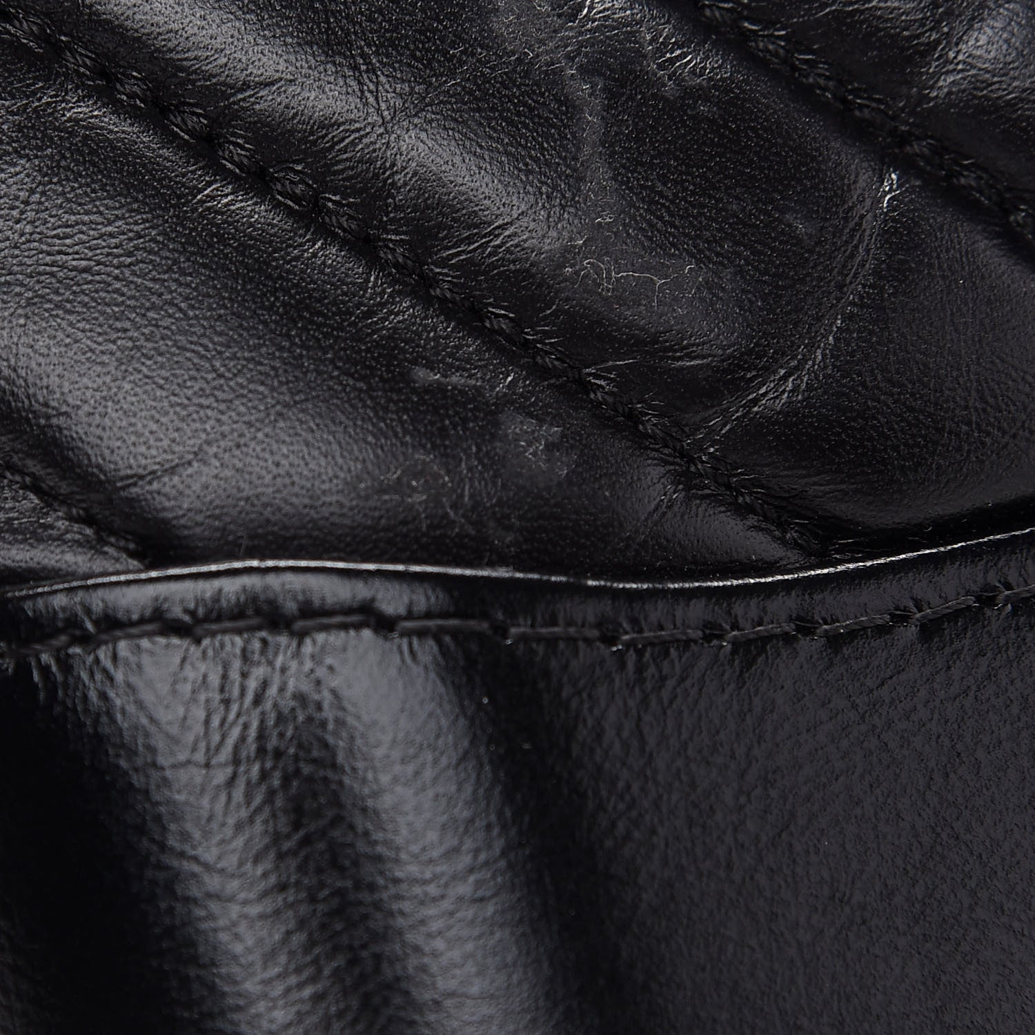 Chanel Aged Calfskin Chevron Quilted Small Gabrielle Hobo So Black 14 of 18