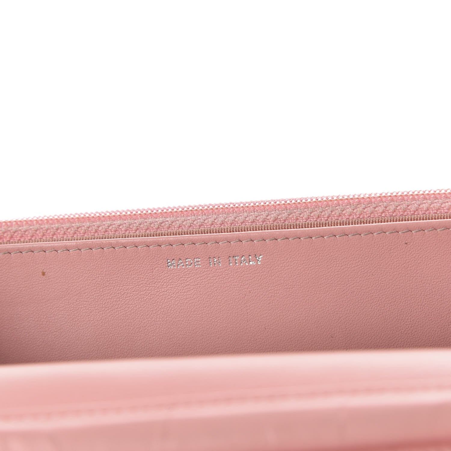 Chanel Patent Quilted Wallet On Chain WOC Light Pink 8 of 11