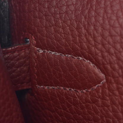 Hermes Fjord HAC Birkin 45 Rouge H 16 of 43