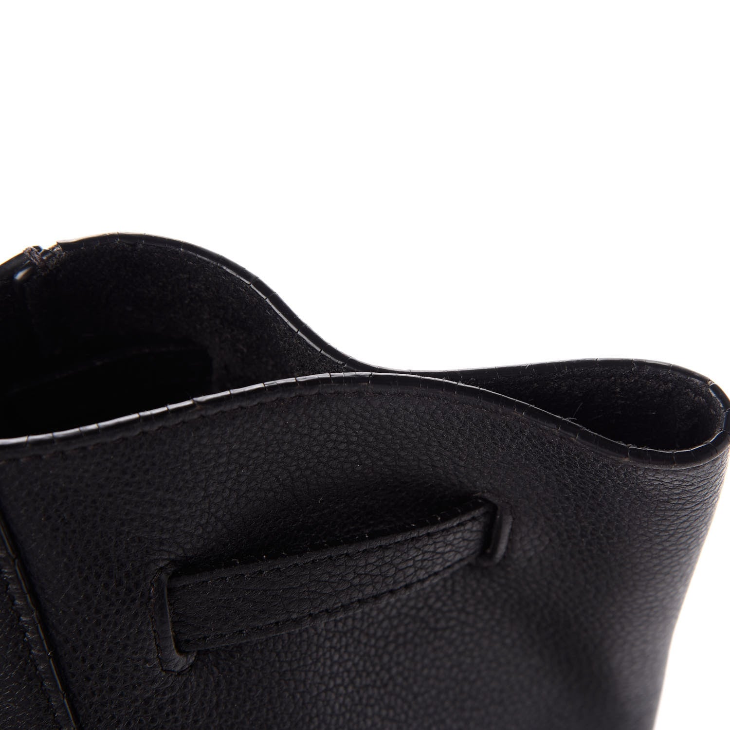 Celine Soft Grained Calfskin Small Belt Cabas Phantom Black 11 of 13