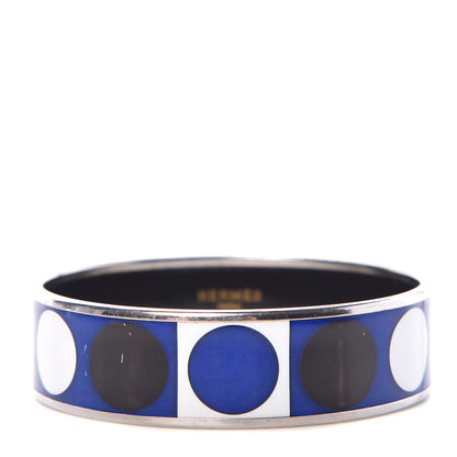 Hermes Enamel Printed Deco Dot Wide Bracelet 70 1 of 5