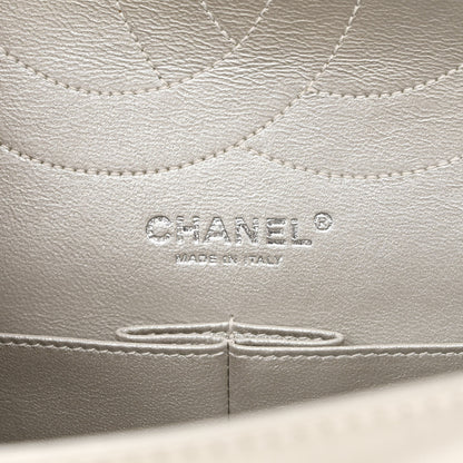 Chanel Metallic Lambskin Quilted 2.55 Reissue 227 Flap Silver 6 of 12